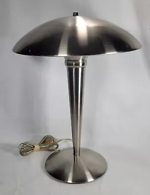 17  Space Age  Mushroom Stainless Touch Control Table Lamp  • $99