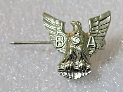 Vtg BSA Boy Scout EAGLE PIN Pin Back .75 Tall X 5/8” Wing Span Stange • $19.98