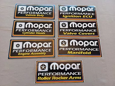 Vintage Mopar Performance Factory Contingency Sponsor Stickers NHRA NASCAR RARE  • $20