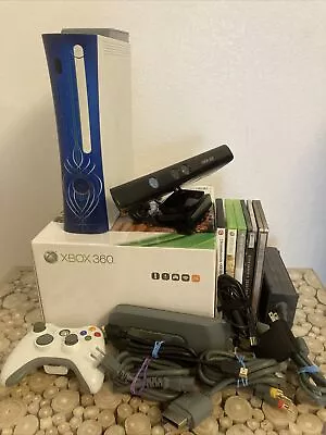 Microsoft Xbox 360 White Console Video Game System KINECT 120GB + Games Bundle • $119