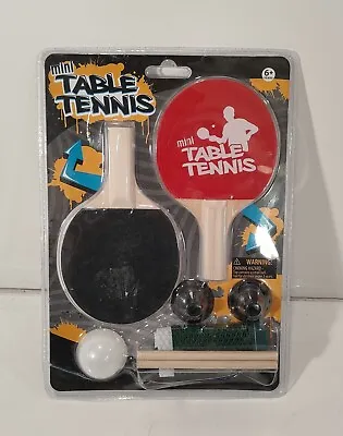 Mini Table Tennis Toysmith 2016 Includes Suction Cups Net 2 Paddles 1 Ball NEW • $14