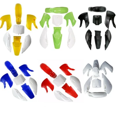 $53.30 • Buy Plastic Fender Fairing Plastics Kit For Kawasaki KLX110 KLX 110 KX 65 DRZ 110