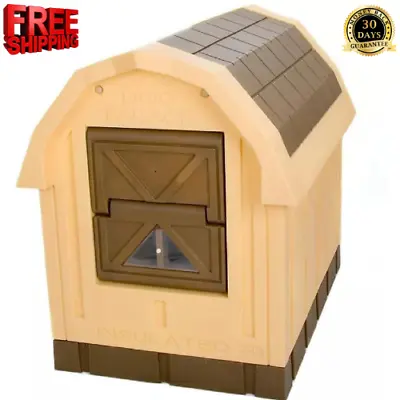 ASL Solutions Insulated Dog Palace Brown  38.5  H X 31.5  W X 47.5  L • $298.99