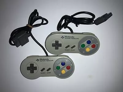 Super Famicom Controller Nintendo  SNES - Official - 2 X Pads Tested - A Grade • £14.99