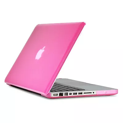 MacBook Pro 15 Hardshell Hard Shell Case Cover Transparent Clear Protect PINK • $9.99