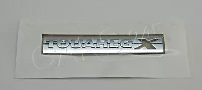 £32.50 • Buy Genuine VW TOUAREG SIDE CHROME TOUAREGX BADGE EMBLEM LEFT N S 7P6853688 2ZZ
