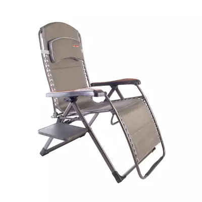 Quest Naples Pro Relax XL Chair With Side Table Patio Garden Motorhome • £119.45