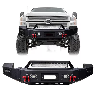 Vijay For 2007-2010 Chevy Silverado 2500/3500 Front Bumper W/Winch Plate&Lights • $789.99