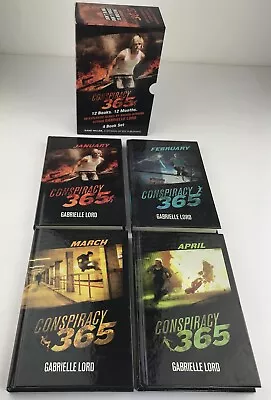 Conspiracy 365 Series 1-4 HC 4 Book Set Jan Feb March April Gabrielle Lord  • $7.49