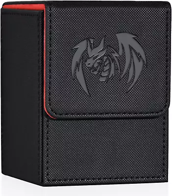 UAONO Card Deck Box For Yugioh MTG Cards 100+ Deck Case With 2 Dividers Fits... • $28.64