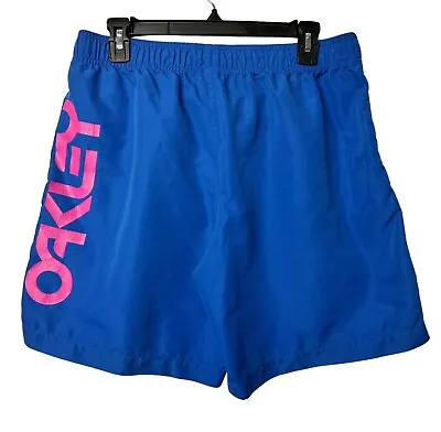 Oakley Shorts Mens X-Large Oakley Factory Pilot Royal Blue & Pink - #284 • $30