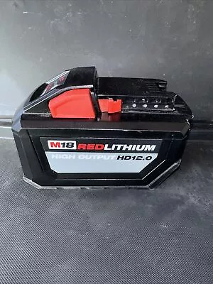 Milwaukee M18 High Output 18V Lithium Ion 12.0Ah Battery (48-11-1812) FOR PARTS • $76.01