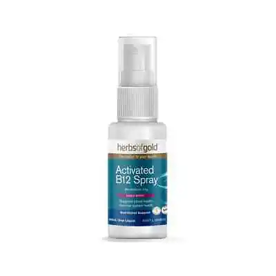 Herbs Of Gold Activated B12 Spray Mixed Berry Oral Liquid 50ml • $17.95