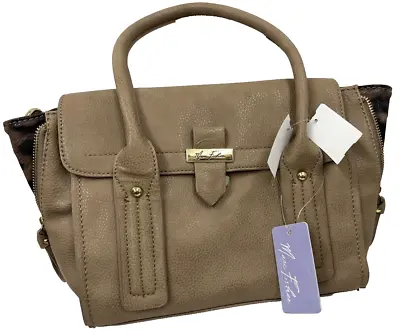 Marc Fisher Womens Crossbody Handbag Light Taupe Leo  $68 • $27.14