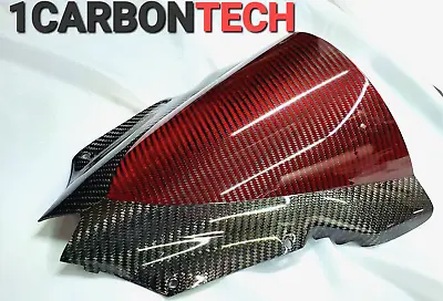 08-09-2010-2011-2012-2013-2015-2016 Yamaha Yzf R6 Carbon Fiber Hybrid Windscreen • $189