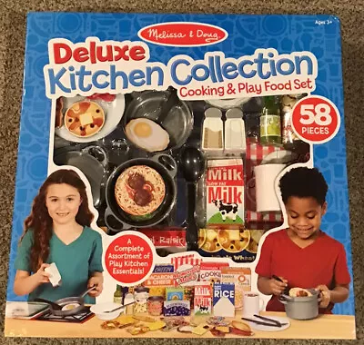 Melissa & Doug Deluxe Kitchen Collection. 58 Pieces. New In Box • $26