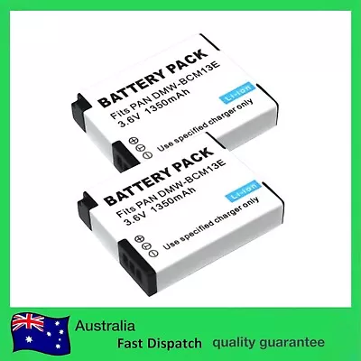 2x DMW-BCM13 Battery For Panasonic Lumix DMC-FT7 LZ40 TS7 TZ60 TZ70 ZS45 50 CQ • $24.90