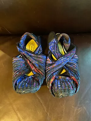 Vibram Furoshiki Multicolor Wrapping Minimal Barefoot Shoes Women’s Size 7/8 • $45