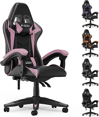 Leather Video Gaming Racing Chair Ergonomic Swivel Computer Office Desk Chair • $87.99
