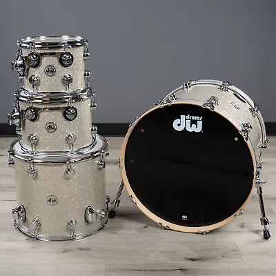 DW Drum Workshop Collector's Series 4-Piece Shell Pack Drum Kit Broken Glass • $4035