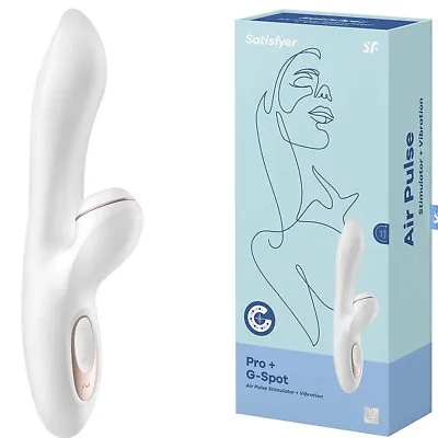 Satisfyer Pro +G-Spot Rabbit Vibrator Clitoris Sucker Clit Air Pulse Sex Toy NEW • $77.95