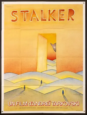 $850 • Buy RARE Stalker Tarkovsky 1981 Original French Grande Poster - VG+/Excellent