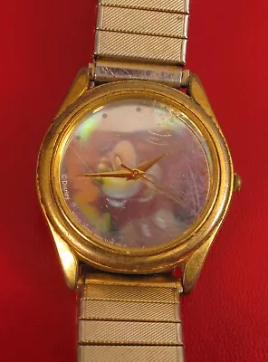 Mickey Mouse Hologram Quartz Watch Not Working - Untested !! • $28