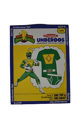 $9.99 • Buy Underoos Mens Mighty Morphin Power Rangers Shirt/Brief Set NIB L