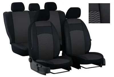 EcoLeather+Fabric Tailored Full Set Seat Covers MERCEDES CLASS C W202 1993 -2000 • $145.23