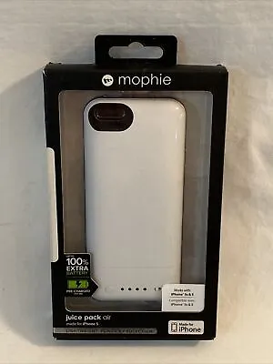 Mophie JUICE PACK AIR FOR IPHONE 5 / 5S WHITE 1700mAh NEW NRFP • $29.99