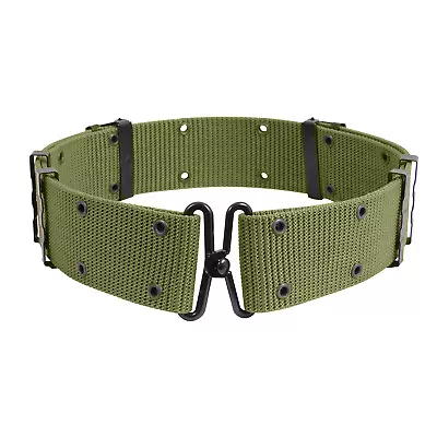 Men's Olive Drab Military-Style Pistol Belt With Metal Buckle Hardware Rothco • $13.99