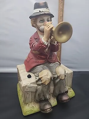 Waco Melody In Motion Willie The Trumpeter Hobo Clown Music Box When The Saints • $34.99