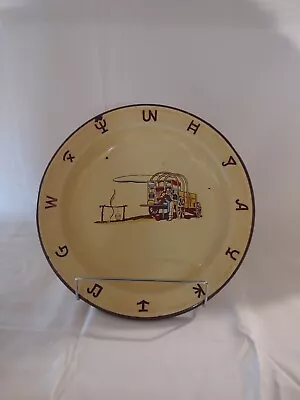 Monterrey Western Ware Dinner Plate Chuckwagon Cowboy Americana Decor 10.25  Vtg • $30