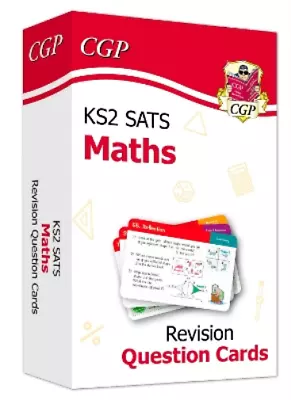 £9.04 • Buy CGP Books KS2 Maths SATS Revision Question Cards (for The 2023 Tests (Hardback)