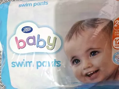 Boots Baby Swim Pants 2-3 Mths 12 Swim Nappies • £6.99