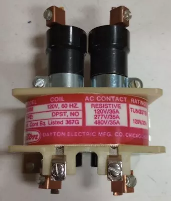 Dayton No. 6X598 NOS 120 Volt 60 Hz Mercury Displacement Relay. • $50