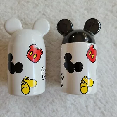 Disney Mickey Mouse Ears Salt And Pepper Shakers 3.5” Tall • $6.50