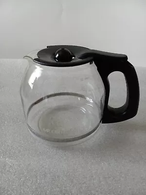 Mr. Coffee 12 Cup Replacement Glass Black Coffee Pot Carafe & Lid Pre-owned  • $13