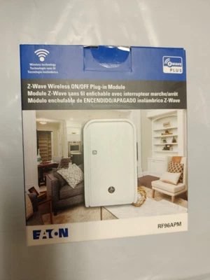 $24 • Buy Brand New Eaton Z-wave Plus Wireless On/off Plug In Module RF96APM 