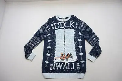 Game Of Thrones Ugly Christmas Sweater Deck The Wall Mens Size XL • $26.99