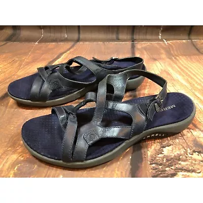 Merrell Agave Navy Blue Strappy Sandals Womens 9 / 40 (7d43 • $26.99