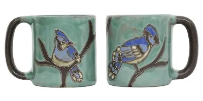 Mara Round Mug  16 Oz  - Blue Jay   610D4 • $22.95