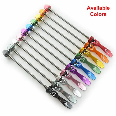 OMNI Racer Quick Release Road Mountain Wheel Stainless Alloy Skewers Skewer Set • $34.95