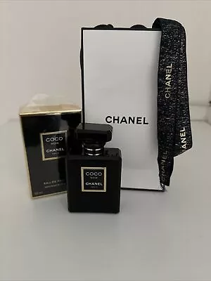 Chanel Coco  Noir Eau De Parfume Spray 50 Ml Empty With Box Chanel Bag & Ribbon • £4.50