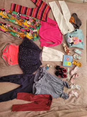 £0.99 • Buy Large Girls Bundle 2-3 Year's Leggings Dress Skirt Trainers NEXT M&S