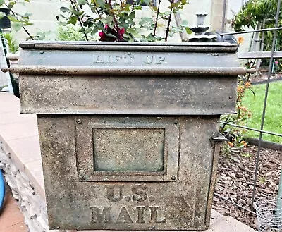 Rare Steel Vintage Scheble US Mail Street Drop Box 1890-1910 Not Cast Iron • $850