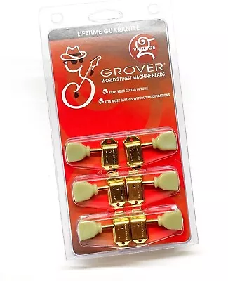 Grover Gold Keystone Guitar Tuners For Vintage Gibson® Les Paul/SG/ES 133GK • $59