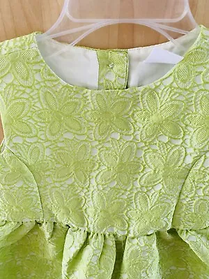 Gymboree 3T Special Occassion Spring Green Floral Lace Dress NWT Easter • $19.99