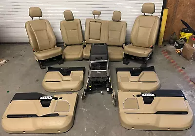 2017 2018 2019 Ford F250 F350 F450 Lariat Interior Seats Door Panels Console Oem • $2899