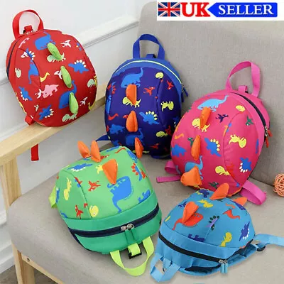 £3.99 • Buy Kids Baby Toddler Walking Safety Harness Backpack Security Strap Bag With Reins